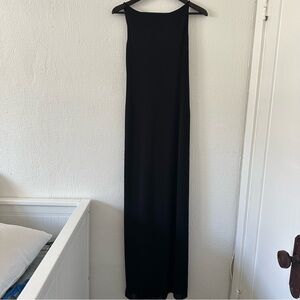 Laundry by Shelli Segal Elegant black maxi gown Size 8 for Black-tie wedding